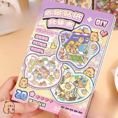 [ Set 5 Bộ ] Sticker Trang Trí 3D [ 13 x 19cm - 1 Bộ 20 Phong Cách ] - 922814