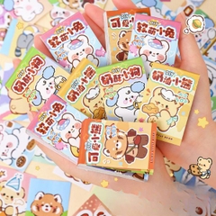 [ Set 12 Quyển ] Sticker Trang Trí Nhân Vật Mini - 922816