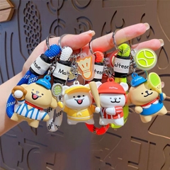 [ Set 4 Cái ] Móc Khóa Cún Maltese Cao Cấp - 922864