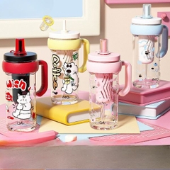 [ Set 2 Cái ] Bình Nước Hoạt Hình Cao Cấp [ 800ml ] - 922963