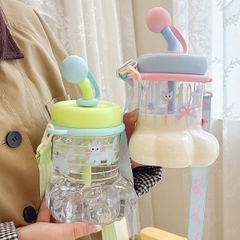 [ Set 2 Cái ] Bình Nước Chân Mèo [ 1000ml ] - 922971