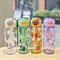 [ Set 2 Cái ] Bình Nước Hoạt Hình [ 600ml ] - 922973