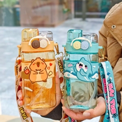 [ Set 2 Cái ] Bình Nước Capybara [ 520ml ] - 922980