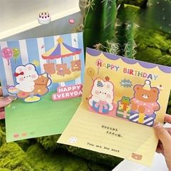 [ Set 12 Tấm ] Thiệp Sinh Nhật 3D [ 11*15cm ] - 921491