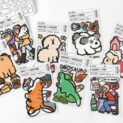 [ Set 8 Túi ] Sticker [ 1 Túi 2 Tấm ] - 935104