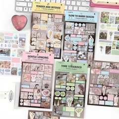 [ Set 12 Túi ] Sticker Vintage [ 1 Túi 2 Tấm ] - 935140