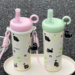 [ Set 2 Cái ] Bình Giữ Nhiệt [ 700ml - Inox 316 - Tráng Sứ ] - 935246