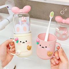 [ Set 6 Cái ] Cốc Đựng Bàn Chải [ Không Kèm Sticker ] - 935449