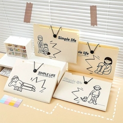 [ Set 12 Túi ] Đựng Hồ Sơ A4 - 95798