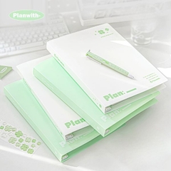 [ Set 4 Quyển ] Sổ Còng B5 Planwith Cỏ Bốn Lá [ 110 Trang ] - 95864