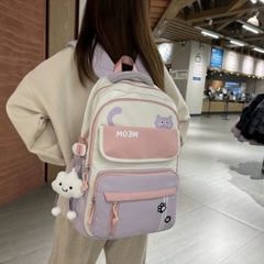 [ Set 2 Cái ] Balo [ 46*18*32cm - Không Kèm Móc Khoá ] - 95906
