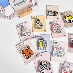 [ Set 10 Cái ] Sticker Từ Tính Gia Đình - 95949