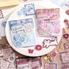 [ Set 12 Túi ] Sticker Vintage - 16207