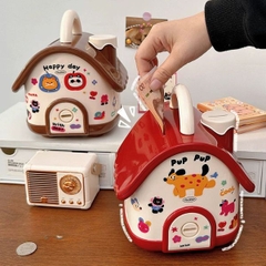 [ Set 2 Cái ] Hộp Tiết Kiệm [ 20*17*16cm - Tặng Sticker ] - 16227