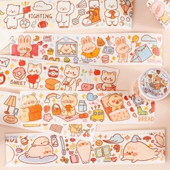 [ Set 12 Cuộn ] Washi Tape [ 45mm x 3m ] - 16344