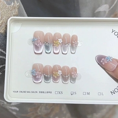 [ Set 2 Hộp ] Nail Cao Cấp [ 10 PCS - XS/S/M/L - Bộ Dụng Cụ Dán 7 Món ] - 16408
