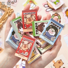 [ Set 12 Quyển ] Sticker Trang Trí 3D - 16454