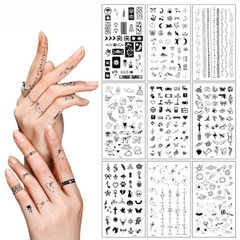 [ Set 10 Bộ ] Hình Xăm [ Bộ 10 Tấm ] - 16543