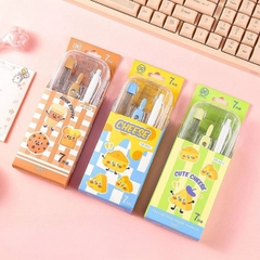 [ Set 6 Hộp ] Compa + Thước Kẻ - 16688