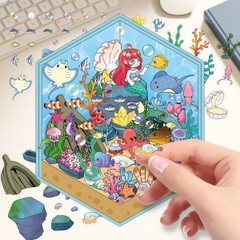 [ Set 10 Bộ ] Sticker 3D [ 21*15cm ] - 16699
