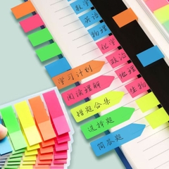 [ Set 30 Xấp ] Note Dấu Trang Trong Suốt [ Xấp 100 Miếng ] - 16701