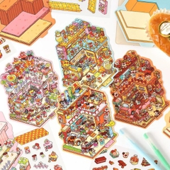 [ Set 12 Túi ] Sticker 3D [ 12.9*19cm ] - 16810