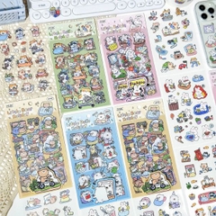 [ Set 12 Túi ] Sticker Cute [ 1 Túi 4 Tấm ] - 17580