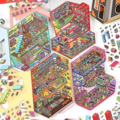 [ Set 6 Bộ ] Sticker Trang Trí 3D - 17913