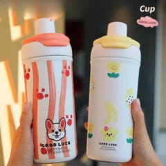 [ Set 2 Cái ] Bình Giữ Nhiệt [ 600ml - Inox 316 ] - 17962