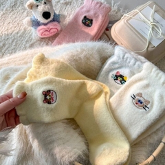 [ Set 5 Đôi ] Vớ Dài Mùa Đông [ Polyester / Có Tag Treo ] - 18051