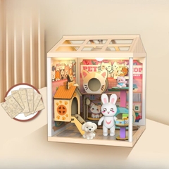 [ Set 2 Bộ ] Mô Hình Nhà DIY - 18099