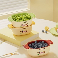 [ Set 6 Cái ] Rổ Rửa Trái Cây [ 192*111*71mm ] - 18411