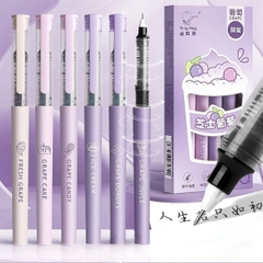 [ Set 5 Hộp ] Bút Bi Gel [ 0.5mm / Đen / Hộp 6 Cây ] - 18507