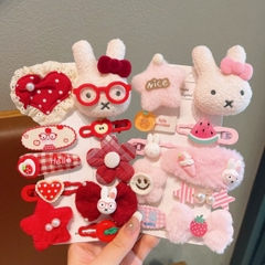 [ Set 5 Vỉ ] Kẹp Tóc [ Vỉ 10 Cái ] - 19184