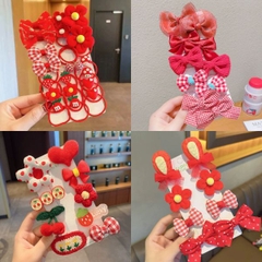 [ Set 5 Vỉ ] Kẹp Tóc - 19229