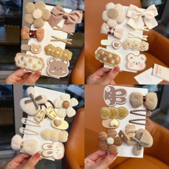 [ Set 5 Vỉ ] Kẹp Tóc - 19228