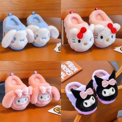 [ Set 2 Đôi ] Dép Mùa Đông Sanrio [ Size 24 > 39 ] - 19317