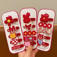 [ Set 10 Vỉ ] Kẹp Tóc [ Vỉ 5 Cái ] - 19561