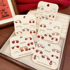 [ Set 5 Vỉ ] Bông Tai - 19621