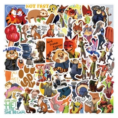 [ Set 10 Túi ] Sticker PVC Zootopia - 19786