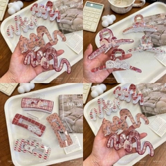 [ Set 12 Cái ] Kẹp Tóc [ Acrylic / 13cm ] - 19803