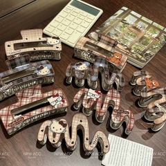 [ Set 12 Cái ] Kẹp Tóc Hello Kitty [ Acrylic / 12-13cm ] - 19805