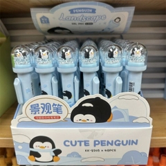 [ Hộp 48 Cây ] Bút Bi Pengu [ 0.5mm / Đen ] - 19928