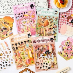 [ Set 12 Túi ] Sticker Trang Trí 3D - 19991