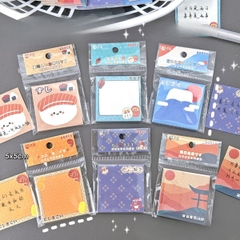 [ Set 30 Xấp ] Giấy Note Phong Cách Nhật Bản [ 5*5cm / 50 Tờ ] - 19971