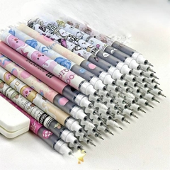 [ Set 2 Hộp ] Bút Bi Gel [ 0.5mm / Đen / 1 Hộp 40 Cây Không Trùng Lập Mẫu ] - 20085