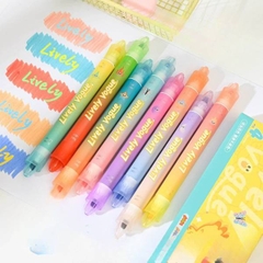 [ Set 5 Hộp ] Bút Dạ Quang 2 Đầu [ Hộp 4 Cây ] - 20066