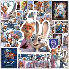 [ Set 10 Túi ] Sticker PVC Zootopia [ 65 Miếng ] - 20174
