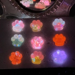 [ Set 50 Cái ] Charm Chân Mèo 3D Dạ Quang - 20232