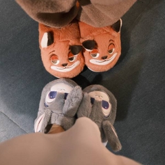 [ Set 2 Đôi ] Dép Bông Zootopia [ Size : 36 > 45 ] - 20267